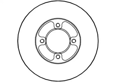 Тормозной диск NATIONAL NBD611