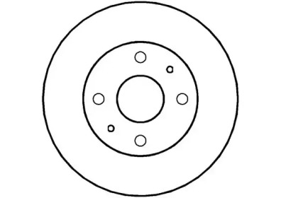 Тормозной диск NATIONAL NBD1004