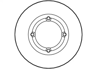 Тормозной диск NATIONAL NBD095