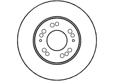 Тормозной диск NATIONAL NBD1057