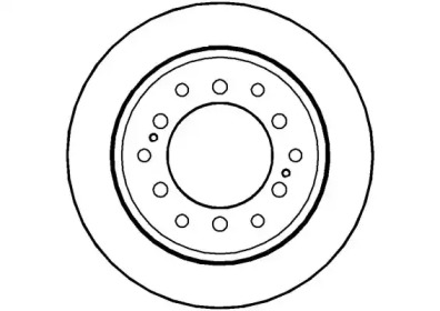 Тормозной диск NATIONAL NBD1010