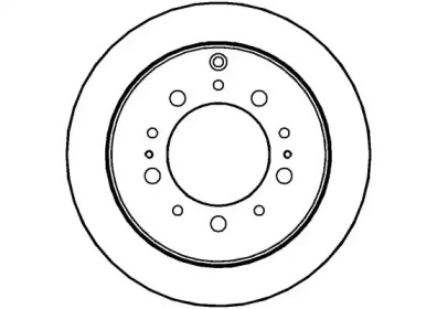 Тормозной диск NATIONAL NBD1012