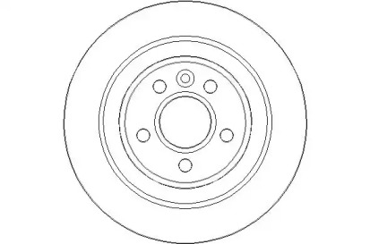 Тормозной диск NATIONAL NBD1750