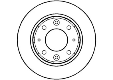 Тормозной диск NATIONAL NBD1021