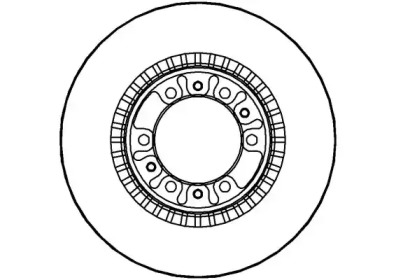 Тормозной диск NATIONAL NBD634