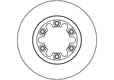 Тормозной диск NATIONAL NBD1025