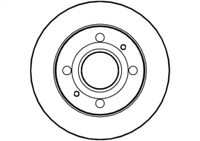 Тормозной диск NATIONAL NBD1038