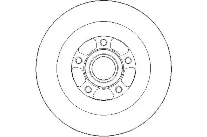 Тормозной диск NATIONAL NBD1772