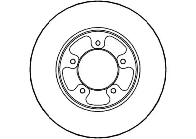 Тормозной диск NATIONAL NBD755