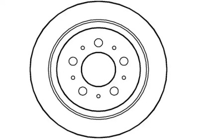 Тормозной диск NATIONAL NBD1076
