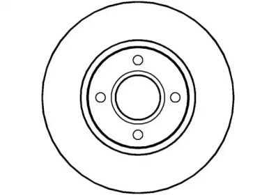Тормозной диск NATIONAL NBD760