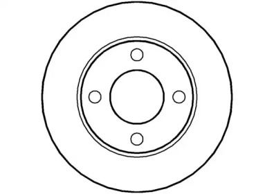 Тормозной диск NATIONAL NBD108