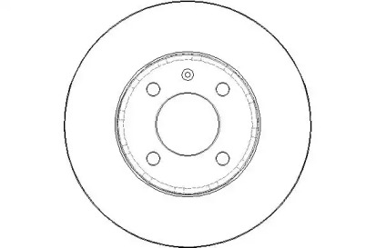 Тормозной диск NATIONAL NBD1792