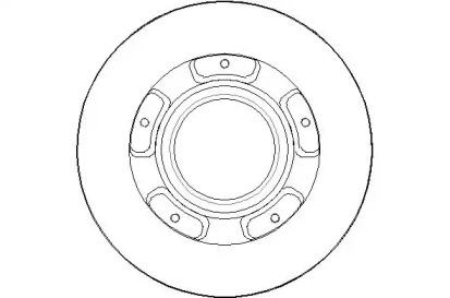 Тормозной диск NATIONAL NBD1796
