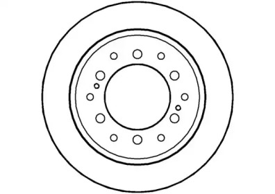 Тормозной диск NATIONAL NBD754