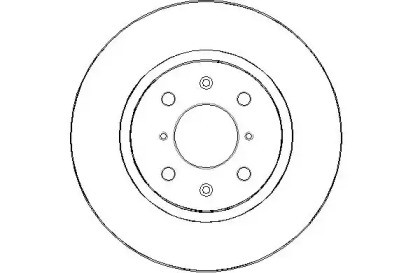 Тормозной диск NATIONAL NBD1802