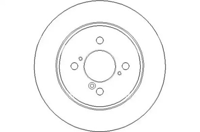 Тормозной диск NATIONAL NBD1806