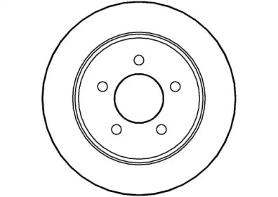 Тормозной диск NATIONAL NBD1155
