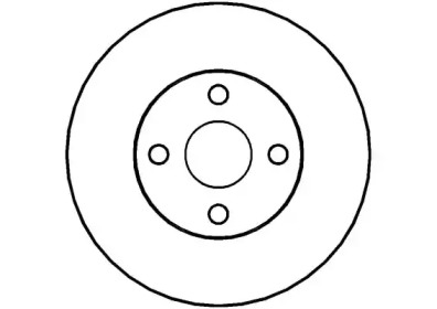 Тормозной диск NATIONAL NBD1208