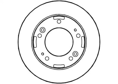 Тормозной диск NATIONAL NBD853