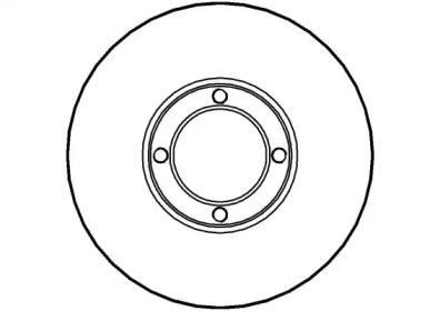 Тормозной диск NATIONAL NBD117