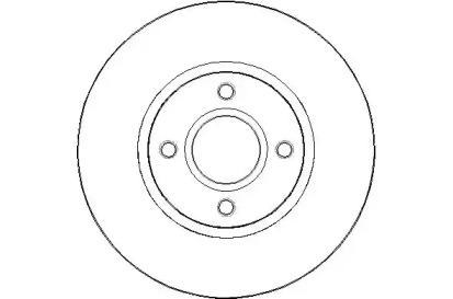 Тормозной диск NATIONAL NBD1821
