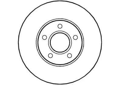 Тормозной диск NATIONAL NBD1258