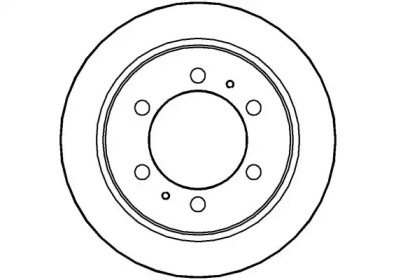 Тормозной диск NATIONAL NBD957