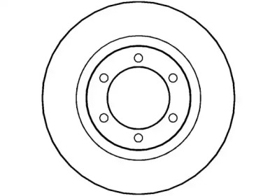 Тормозной диск NATIONAL NBD1349