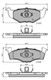 Комплект тормозных колодок NATIONAL NP2204