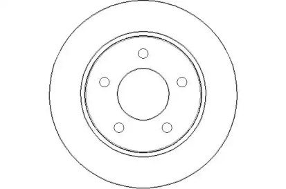 Тормозной диск NATIONAL NBD1512