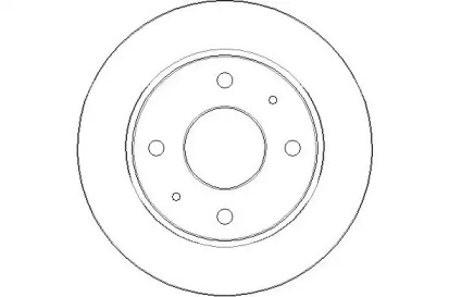Тормозной диск NATIONAL NBD1514