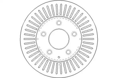 Тормозной диск NATIONAL NBD1522
