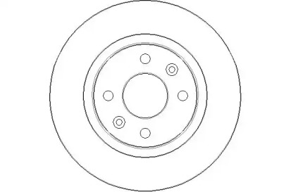 Тормозной диск NATIONAL NBD1534