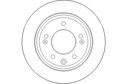 Тормозной диск NATIONAL NBD1541