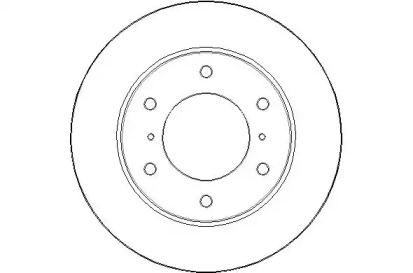 Тормозной диск NATIONAL NBD1558