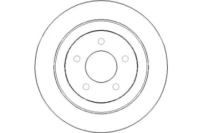 Тормозной диск NATIONAL NBD1600