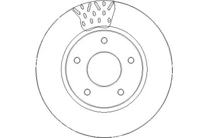 Тормозной диск NATIONAL NBD1706
