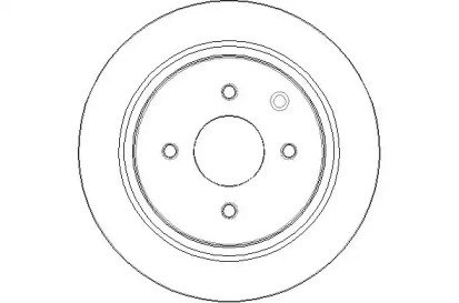 Тормозной диск NATIONAL NBD1711