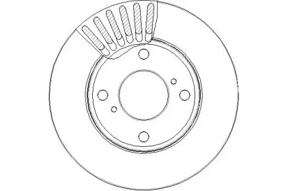 Тормозной диск NATIONAL NBD1712