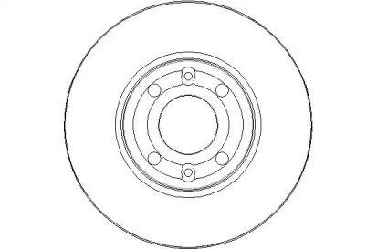 Тормозной диск NATIONAL NBD1714