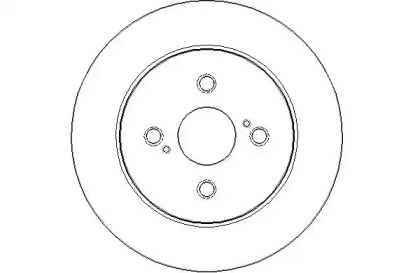 Тормозной диск NATIONAL NBD1724