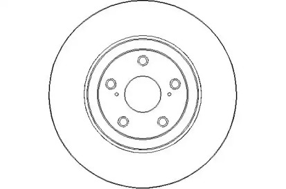 Тормозной диск NATIONAL NBD1729
