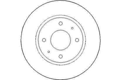 Тормозной диск NATIONAL NBD1556