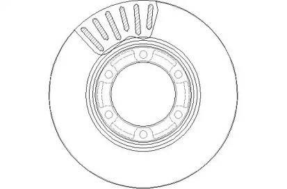 Тормозной диск NATIONAL NBD1557