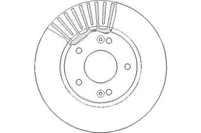Тормозной диск NATIONAL NBD1832