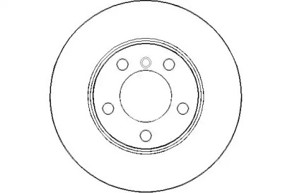 Тормозной диск NATIONAL NBD1834