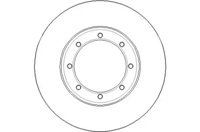 Тормозной диск NATIONAL NBD1836