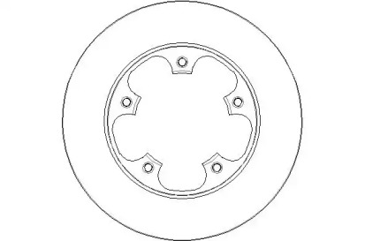 Тормозной диск NATIONAL NBD1847