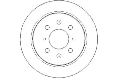 Тормозной диск NATIONAL NBD1616